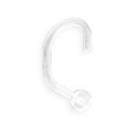 Nostril Screw 18 Gauge - Clear Nose Screw / Nostril Piercing Retainer With Ball, 18 Ga