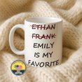 thumbnail image 2 of Custom Funny Favorite Child Mug, Favorite Son Mug, Favorite Daughter Mug, Personalized Dad Mug, Fathers Day Gift, Mothers Day Gift, 2 of 4