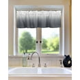 thumbnail image 2 of Grey Gradient Art Window Treatment Panel for Living Room Bathroom BedroomAbstract Ombre Texture Minimalist Window Treatment Drapes for Bedroom Laundry Room Farmhouse Home Decor 42x18in, 2 of 8
