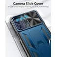 thumbnail image 3 of XINQIHANG for Motorola Moto G-Stylus-5G-2022 Case: Military Grade Drop Proof Protection Cover with Kickstand | Matte Textured Rugged Shockproof TPU | Protective Phone Case for Moto G Stylus 5G 2022, 3 of 7