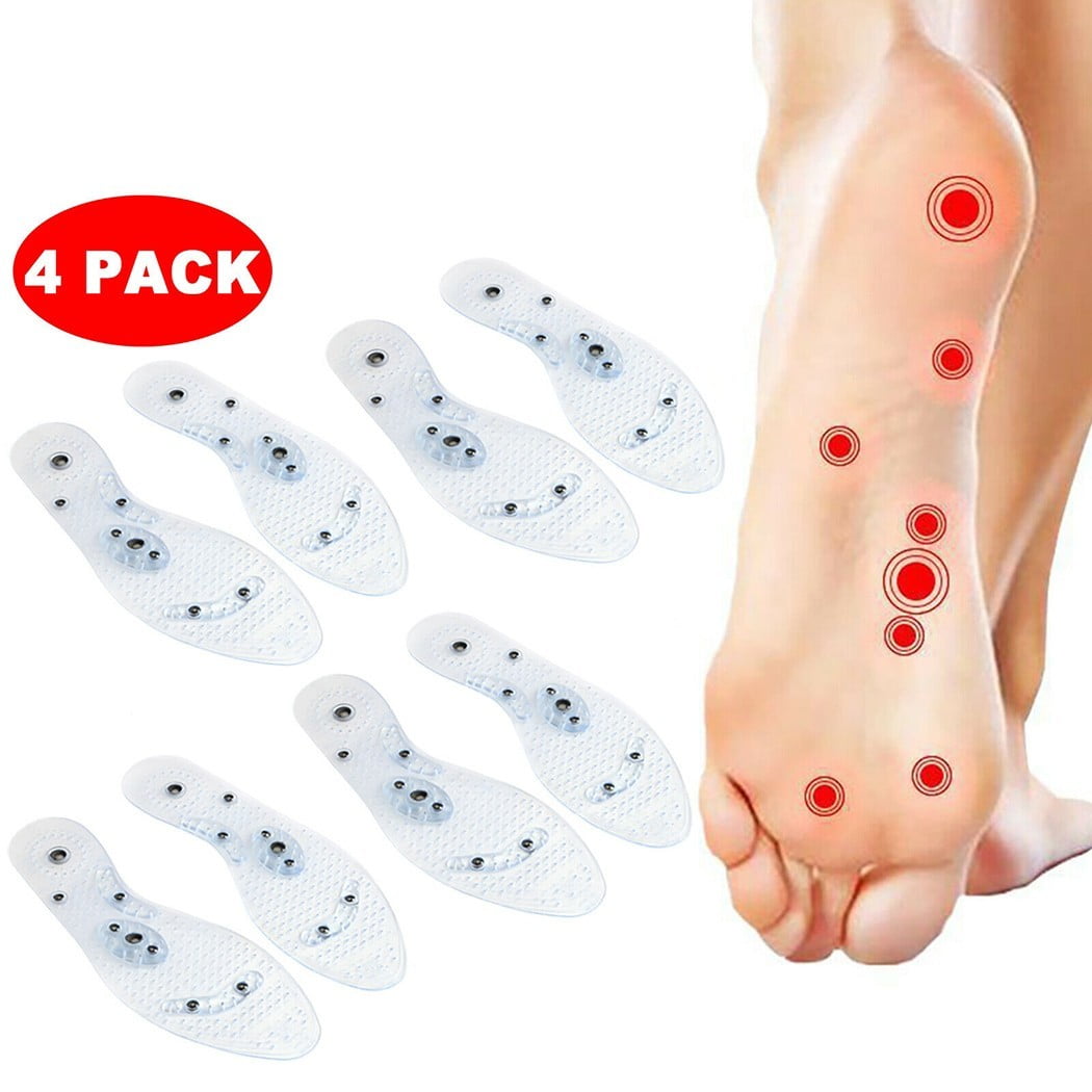 Anti-Odor Acupressure Lose Weight Magnetic Massage Shoe Insoles For Men Women 