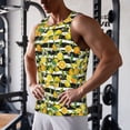 thumbnail image 5 of Fuzoiu Orange and Lemon Print Men's Workout Tank Tops,Sleeveless Gym Shirt Quick Dry,Fitness Bodybuilding T-Shirt,Muscle Athletic Workout Tee-XX-Large, 5 of 7