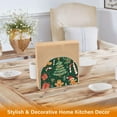 thumbnail image 6 of Yayeee Napkin Holder for Table Kitchen Paper Tissue Organization, Brown Christmas Gingerbread, 6 of 8