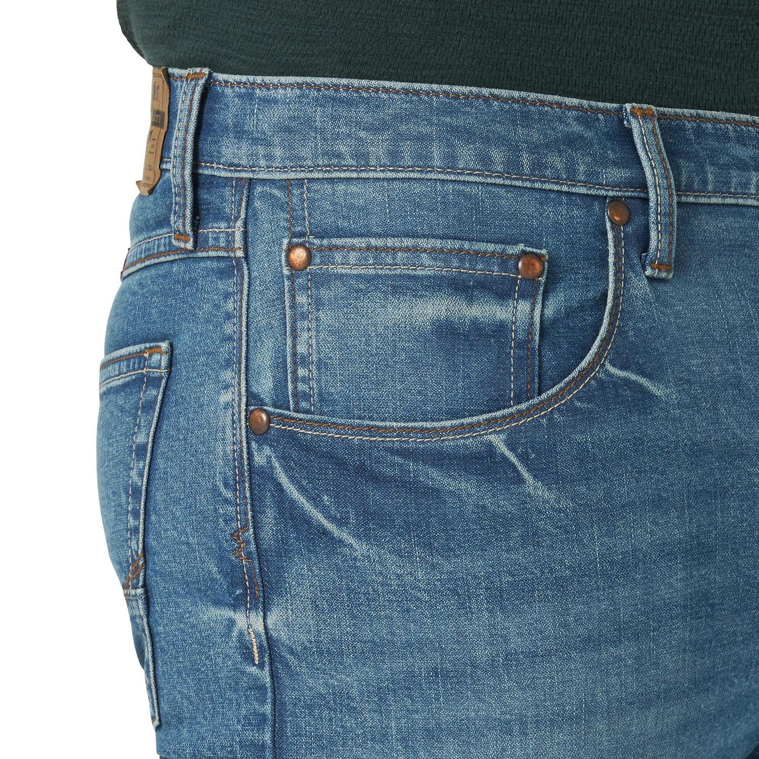 Wrangler Jean Droits et Étroits Pour Homme Coupe étroite