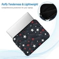 thumbnail image 2 of FORMRS 15"-15.6" Laptop Sleeve Protective Case Soft Carrying Quilted Computer Bag Cover, Blue Stars Pattern, 2 of 7