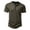 Army Green, variant on Mens Muscle Plaid Shirt Stretch Short Sleeve Casual Tee Slim Fit T Shirt Black Mens Shirts