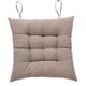 thumbnail image 1 of Nvzi Seat Cushion Dining Chair Pads with Ties, Square Non-Slip Thicken Light Brown 16x16, 1 of 5