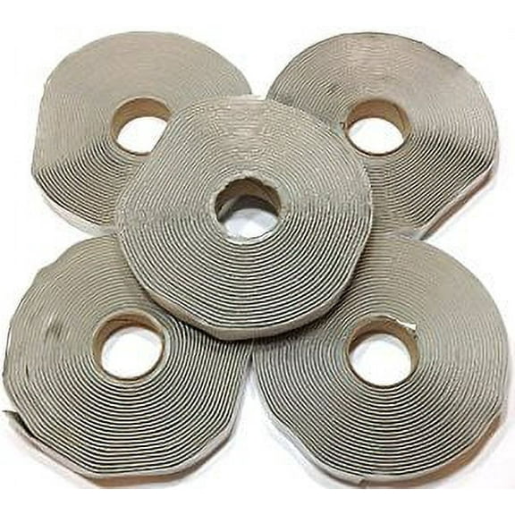 Colorimetrics Grey Butyl Tape 1/8" x 3/4" x 30' (5-Pack)