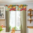 thumbnail image 3 of Yayeee Kitchen Valance Rod Pocket 54" x 18" Living Room Window Curtain, Vibrant Tomatoes, 3 of 6