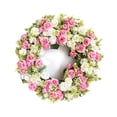 thumbnail image 4 of Corona de flores artificiales, guirnalda para puerta, corona rústica para puerta principal, corona de flores 45x45x8cm, 4 of 9