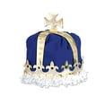 thumbnail image 2 of Club Pack of 12 Blue Royal King's Crown Party Hats, 2 of 2
