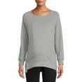 thumbnail image 3 of Time and Tru Women's Maternity Side Snap Sweatshirt, 3 of 6
