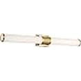 thumbnail image 3 of Nuvo 62/1603 Caper LED Vanity, Brushed Brass with Frosted Lens, Gold, 3 of 3