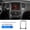 Black, variant on Real Soft Carbon Fiber For Dodge Durango 2014-2020 Central Control Panel Navigation Car Cover Interior Trim Accessories.