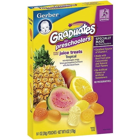 Gerber Graduate Tropical Juice Snack