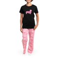 thumbnail image 4 of CafePress - Women's Dark Pajamas - Women's Short Sleeve Print T-Shirt and Pants Dark Cotton Pajama Set, 4 of 7