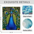 thumbnail image 3 of Diamond Art Kit for Adults, Peacock Vibrant Feathers Artistry Diamond Painting for Adults Beginners, DIY Diamond Art Painting Kits, 5D Diamond Painting Crafts for Home Decor 12x16 Frameless, 3 of 7