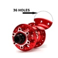 thumbnail image 4 of Bicycle flower drum MTB Bike Hub Mountain Bike Front & Rear Hub Set 36 Holes 6 Bearings with Quick Release, 4 of 6