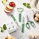 thumbnail image 4 of Juego de utensilios de cocina de 5 piezas con estación de almacenamiento | Pelador, cuchillo para fruta, batidor y tijeras multifuncionales | Juego de utensilios de cocina todo en uno para frutas y, 4 of 7