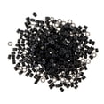 thumbnail image 1 of Tubos de anillos de silicona Salvador para extensión de cabello negro, 1 of 10