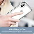 thumbnail image 3 of Case for iPhone XR Case Slim Dropproof [Defend from Drop/Scratch/Slip/Fingerprint] Clear Acrylic Hard Back Soft TPU Bumper Hybrid Phone Cover for iPhone XR-Crystal Clear, 3 of 15