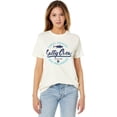 thumbnail image 2 of Salty Crew Women's Scripted Boyfriend Relaxed Fit Premium Tee T-Shirt (X-Small, Bone (Cream)), 2 of 5