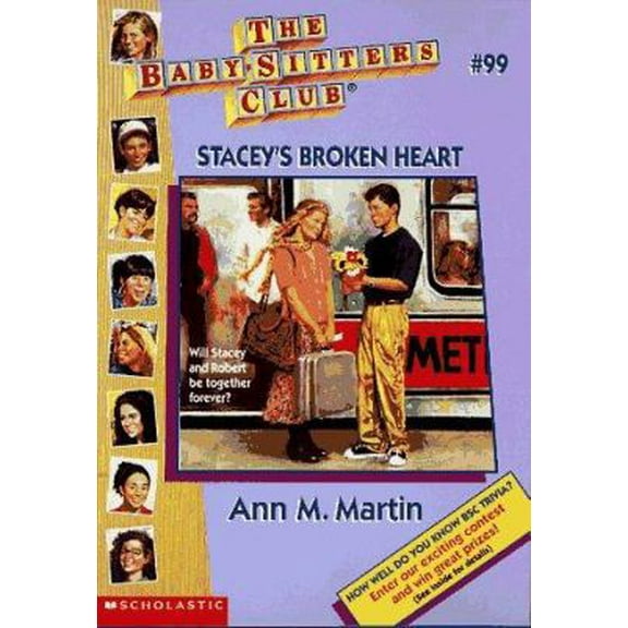 Pre-Owned Stacey's Broken Heart (Baby-Sitters Club, No. 99) (Paperback) 0590692054 9780590692052