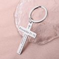thumbnail image 2 of Christian Christmas Birthday Gifts for Daughter Son Inspirational Gifts for Women Men Christian Cross Keychains, 2 of 14