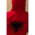 thumbnail image 3 of Cozy Unisex Hoodie, Women's Casual Stylish Pullover, Comfortable Winter Sweater, Fashionable Embroidered Hoodie, Albanian Eagle Hoodie, 3 of 5