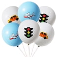 thumbnail image 4 of 30Pcs Latex Balloons Car Lights Pattern Balloons Printed Car Balloons with Ribbon for Party Kid Toys, 4 of 7