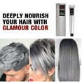 thumbnail image 5 of Silver Gray Natural Hair Dye Cream, Silver Hair Dye, Fashion Permanent Color Cream for All Hair Types, Unisex Silver Hair Dye 1 Pcs, 5 of 7