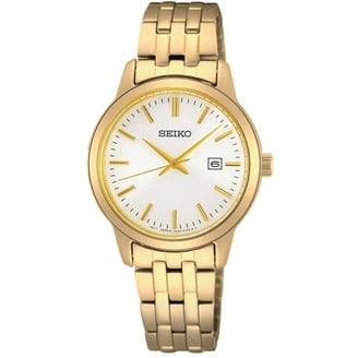Seiko Essentials Series Women's Gold Plated Stainless Steel Quartz