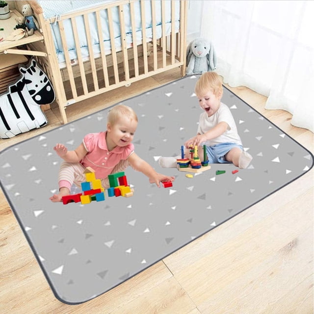 Alfombrilla para suelo antisalpicaduras para bebés debajo de la trona, impermeable, antideslizante, para evitar derrames de alimentos al comer, protector de suelo y mantel
