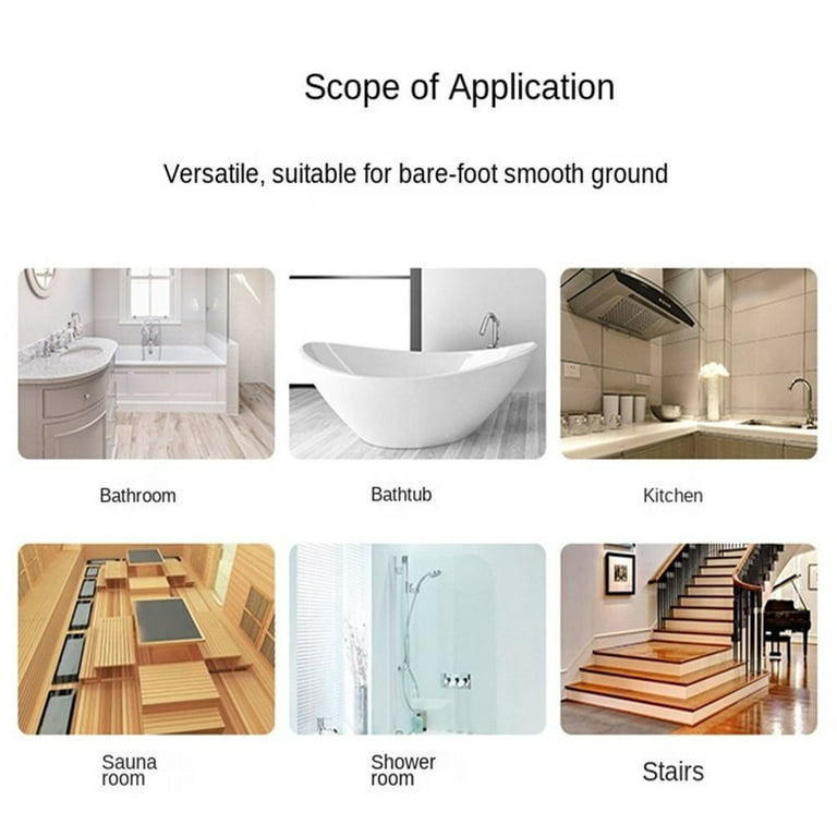PEVA Waterproof Anti-Slip Stair Strip for Bathroom and Shower – pocoro
