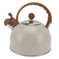 thumbnail image 2 of Whistling Kettle, Ergonomic Design 2.5L Capacity Stovetop Teapot Simple Filling  For Home Grey,Beige, 2 of 8
