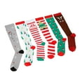 thumbnail image 4 of Christmas Element Compression Socks Compression Socks Women and Men for Nurses， Travel， Pregnancy， Christmas(L/XL), 4 of 7
