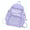 Purple, variant on Clear Pockets Large Backpack Student Itabag for Women Uniform Pin Display