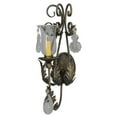 thumbnail image 2 of Meyda 148188 9 in. French Elegance with Crystals Wall Sconce, Hurricane Shades, 2 of 4
