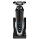 thumbnail image 3 of Afeitadora eléctrica para hombres, afeitadora rotativa 100% resistente al agua, recargable, con recortador de nariz, patillas, cepillo de limpieza facial, 3 of 7