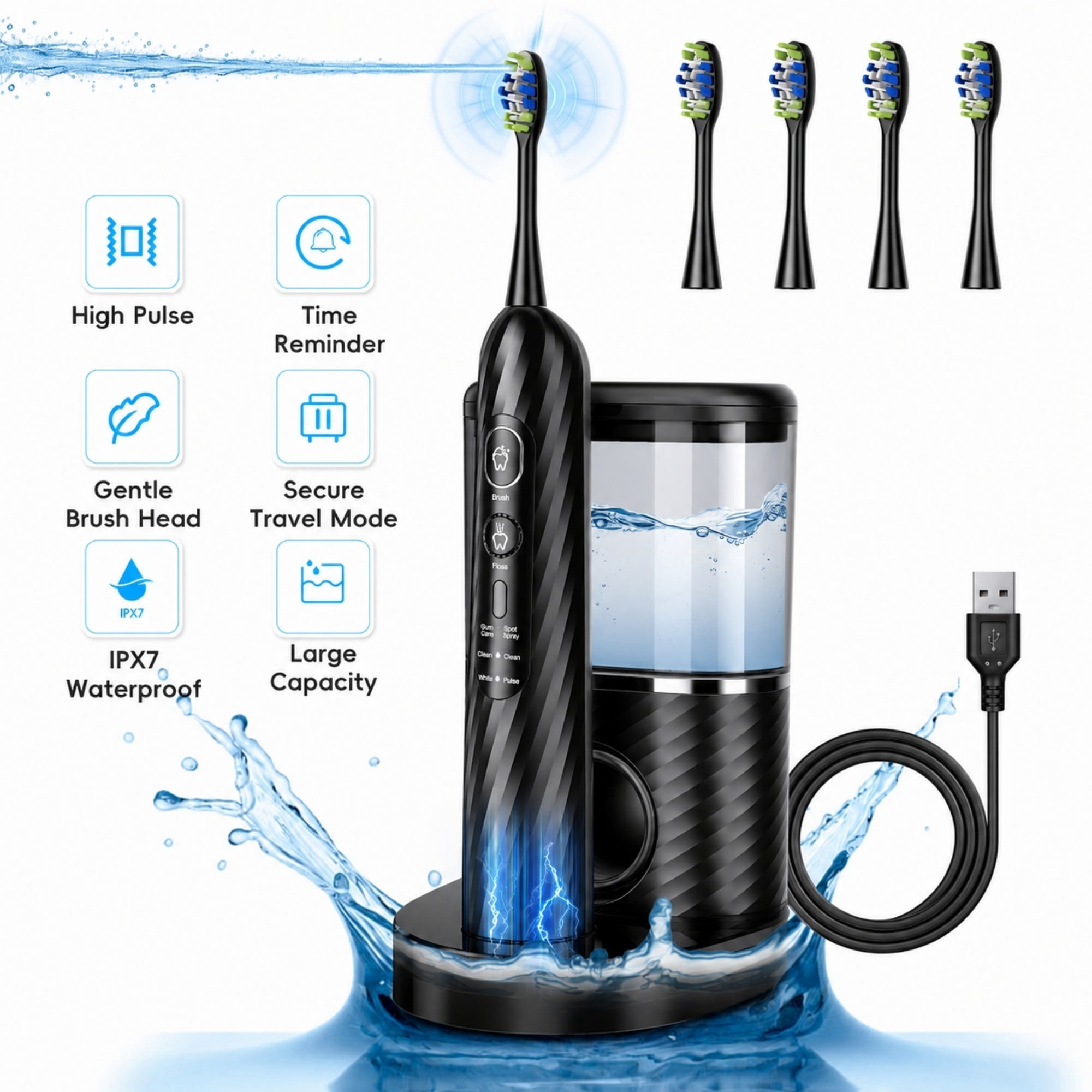 Waterpik Ultra Cordless Water Flosser WP450 1 ea (Pack of 6