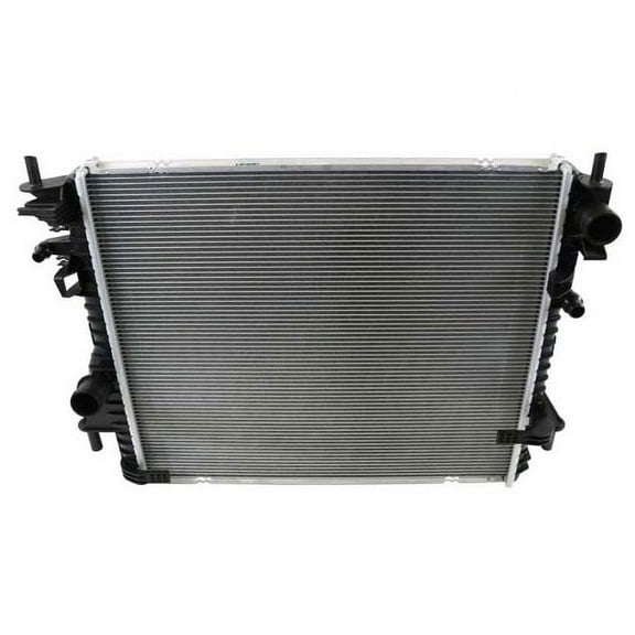 Center Front Radiator - Compatible with 2011 - 2015 Jaguar XK 2012 2013 2014