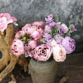 thumbnail image 2 of Lilixerw Fake Flowers Vintage Artificial Peony Silk Flowers,for Wedding Home Decoration, 2 of 3