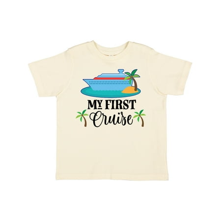 

Inktastic My 1st Cruise Vacation Trip Gift Toddler Boy or Toddler Girl T-Shirt