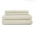 thumbnail image 1 of Sobella 03514675100000 500 Thread Count Solid100 Percentage Cotton Sheet Set, Ivory, 1 of 1