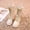 White, variant on RTKFRFLM Girls Tall Dress Boots Gold Lace-up Soft Sole Princess Long Shoes White 6-7 Years