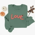 thumbnail image 4 of Valentine Sweatshirts for Women 2026 Cotton Couples Heart Graphic Crewneck Pullover Soft Fashion Valentines Shirts, 4 of 5