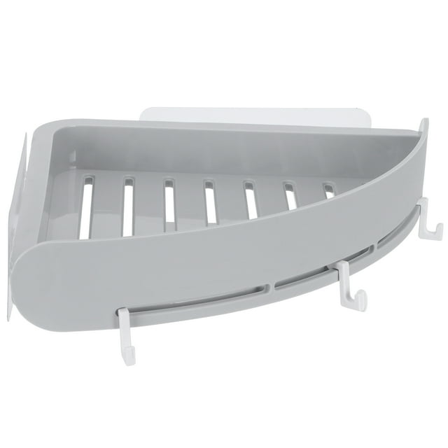 Shower Organizer, Shower Shelf, Bathroom Rack for Balcony Kitchen Home Bathroom Gray,White