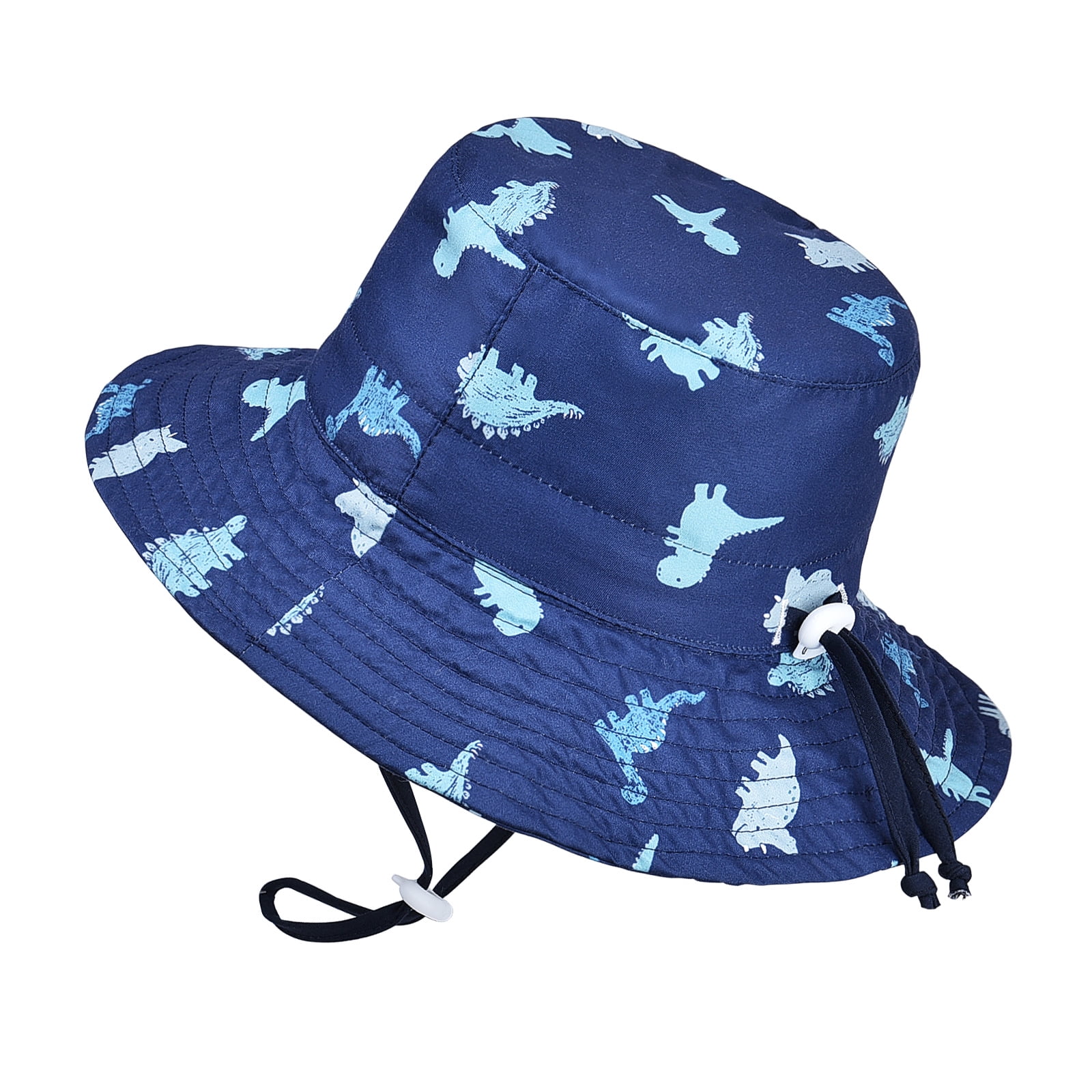 Baby Sun Hat Toddler Kids Summer Cap Protection Bucket With Chin Strap Ocean 