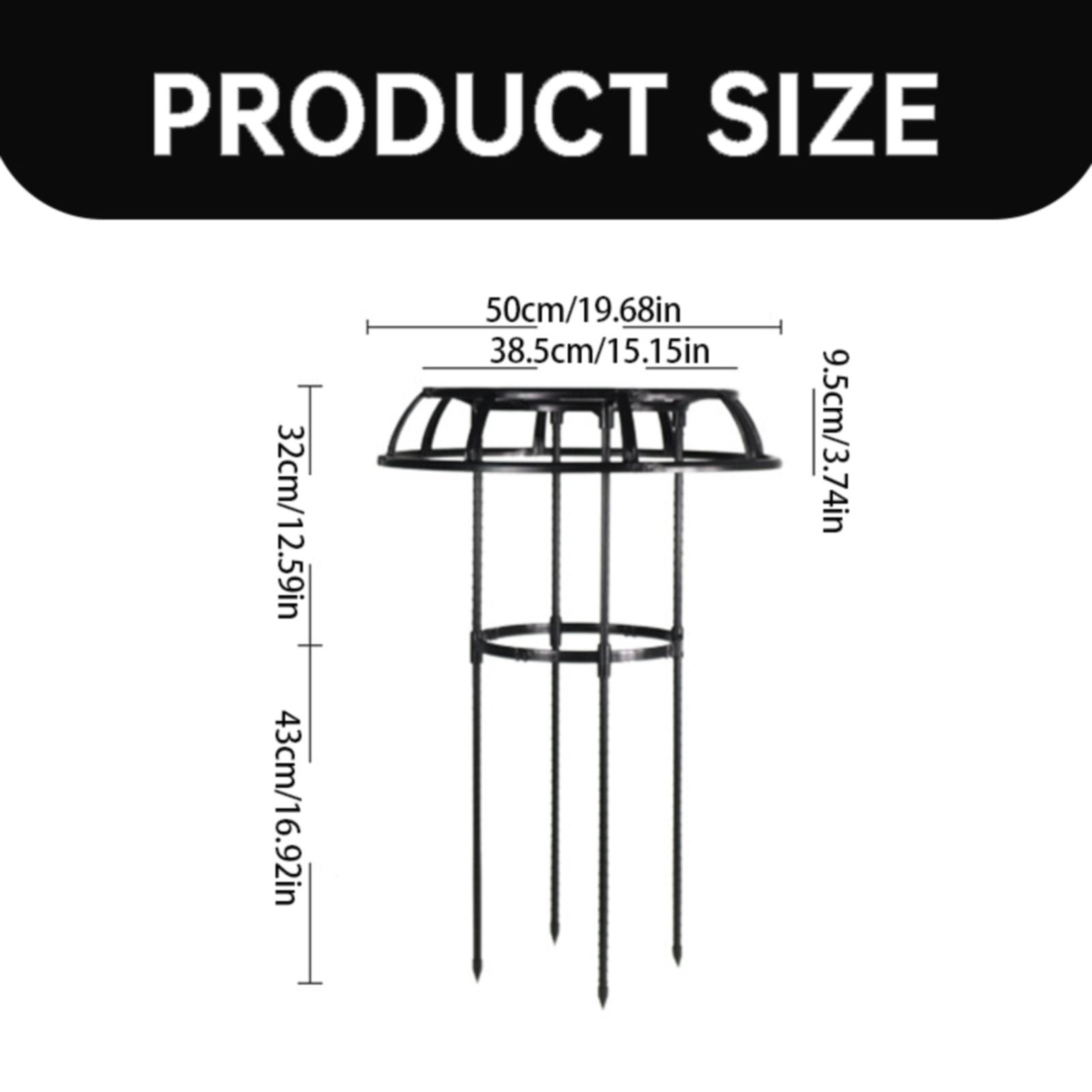 MOQIN Garden Trellis for Climbing Plants Outdoor, 2 in 1 Plant Cages & Supports for Vines Crop, Plant Trellis Support for Potted Plants Climbing Vine Rose Clematis Vegetable Trellis, 1 Pack