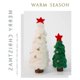 thumbnail image 2 of 2023 New Christmas Decoration Wool Felt Christmas Tree Ornament Home New Year Party Ornament White Big Size, 2 of 5